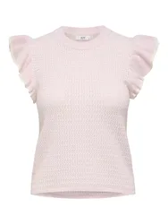 JDYCARICE S/L FRILL PULLOVER KNT NO feale