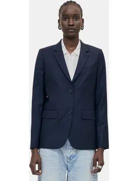 Chaqueta de traje de mujer de lana con cierre de botones - The Kooples - FashionsVida
