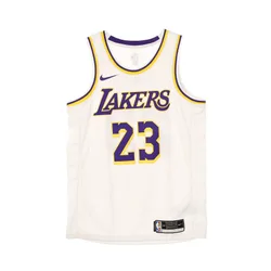 Canotta Basket Uomo Nba Swingman Jersey Association Edition 2020 No 23 Lebron James Loslak White