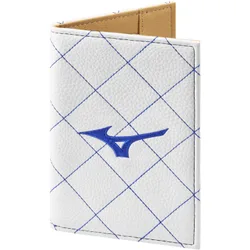 Scorekartenmappe Quilted, weiss/blau