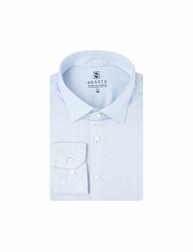 Camisa de punto azul claro S