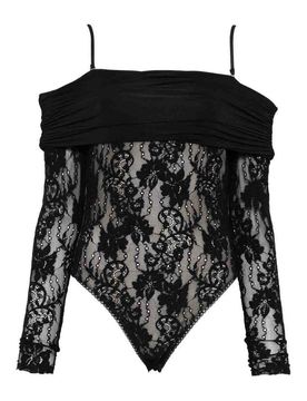 Zimmermann Body in pizzo nero
