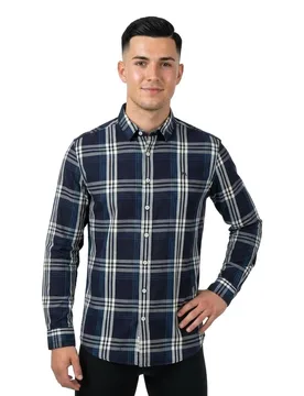 Chemise à Manches Longues Codar Dulwich Blue L - Pepe jeans - FashionsVida