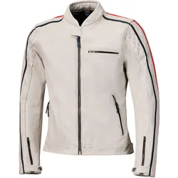 Giacca Moto Brixham Grigio Rosso taglia 52
