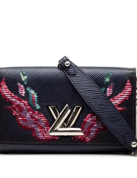 Epi Sequin Flames Twist Chain Wallet - Louis Vuitton - FashionsVida