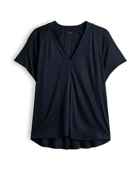 Blusenshirt SANEBIE azul oscuro 38 - Opus - FashionsVida