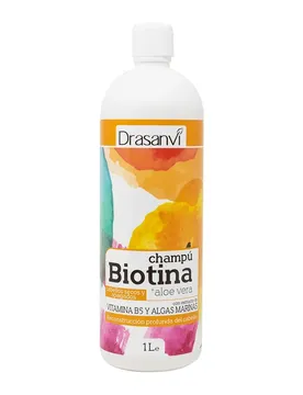 Shampoo Con Biotina E Aloe Vera Per Capelli Secchi 1l Multicolour