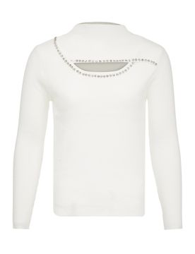Nolie Jersey transparente / blanco
