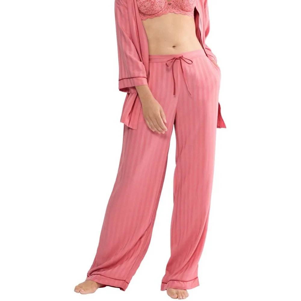 Pantalones de pijamas largos de tejido jacquard de mujer - Triumph - FashionsVida