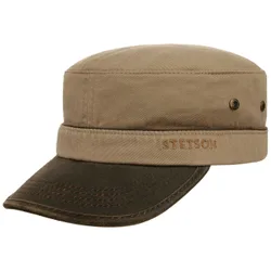 Katonah Cotton Army Cap by - light brown - Unisex - Size: S (54-55 cm)