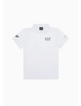 Ea7 Polo A Maniche Corte 8nbf23_bjemz White 8 Anni - Emporio armani - FashionsVida