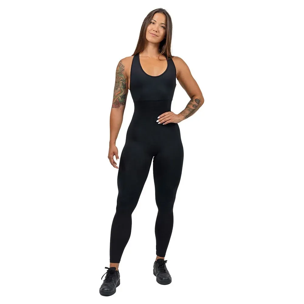Combinaison One-piece Workout Gym Rat Black XS - Nebbia - FashionsVida