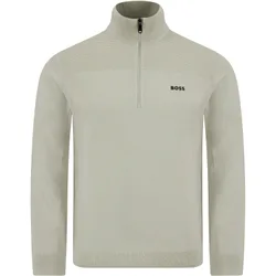 HUGO Pullover Momentum-X 1/4 Zip, beige xxl