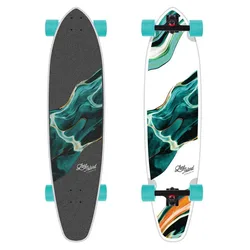 Longboard Teal Kicktail 37.85´´ 9.3 Pouces unisex