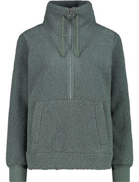 Sweat Damen Rollkragenpullover, grün 38