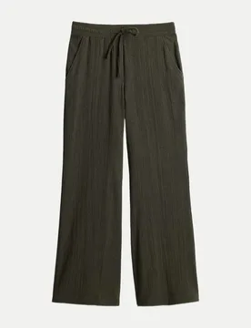 City Pants Mileni Sun in Crinkle Optik Grün 36 - Opus - FashionsVida