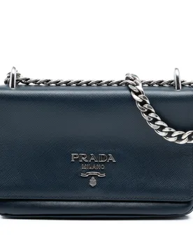 Saffiano and City Calf Chain Crossbody - Prada - FashionsVida