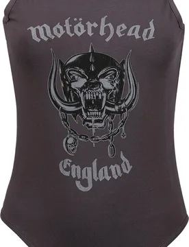 Body - Amplified Collection - England - XS bis XL - für Damen - Größe L - charcoal - Lizenziertes Merchandise! - Frauen - female - Motörhead - FashionsVida