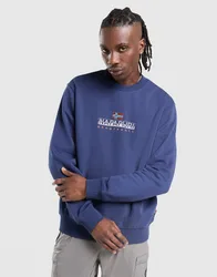 Mens Felpa Girocollo Bory - Blu, blu blu Uomo taglia S