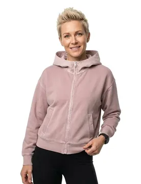 Felpa Con Zip Arica Dusty Rose XS