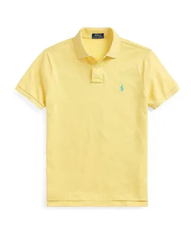 POLO Poloshirt Custom Slim Fit gelb XXL herren - Ralph Lauren - FashionsVida