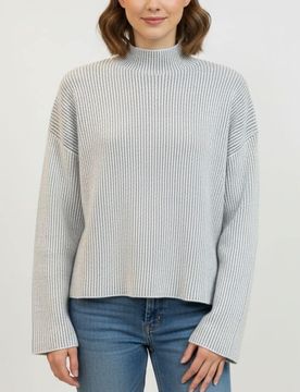 Maglione a lupetto - grigio chiaro