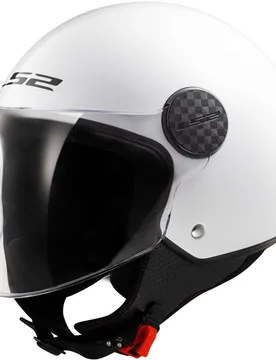 Casco Jet Moto OF558 SPHERE 2 SOLID Bianco taglia S - LS2 - FashionsVida