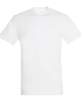 Mens Regent Short Sleeve T-Shirt (Absolute White) Cotton - Size 4xl - SOLS - FashionsVida