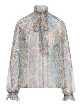Etro Blusa In Creponne Di Seta
