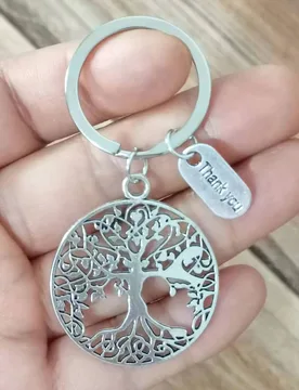 Life Tree Thank You Big Tree Keychain Teacher'S Day Gift Thanksgiving - Aliexpress - FashionsVida