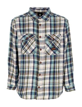 Camicia Manica Lunga Uomo Hueco Classic Shirt Hueco Plaid Chestnut/mineral