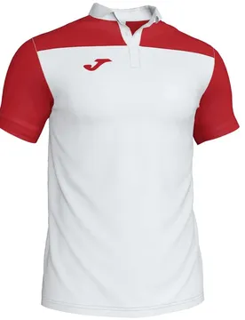 Polo à Manches Courtes Combi White / Red M