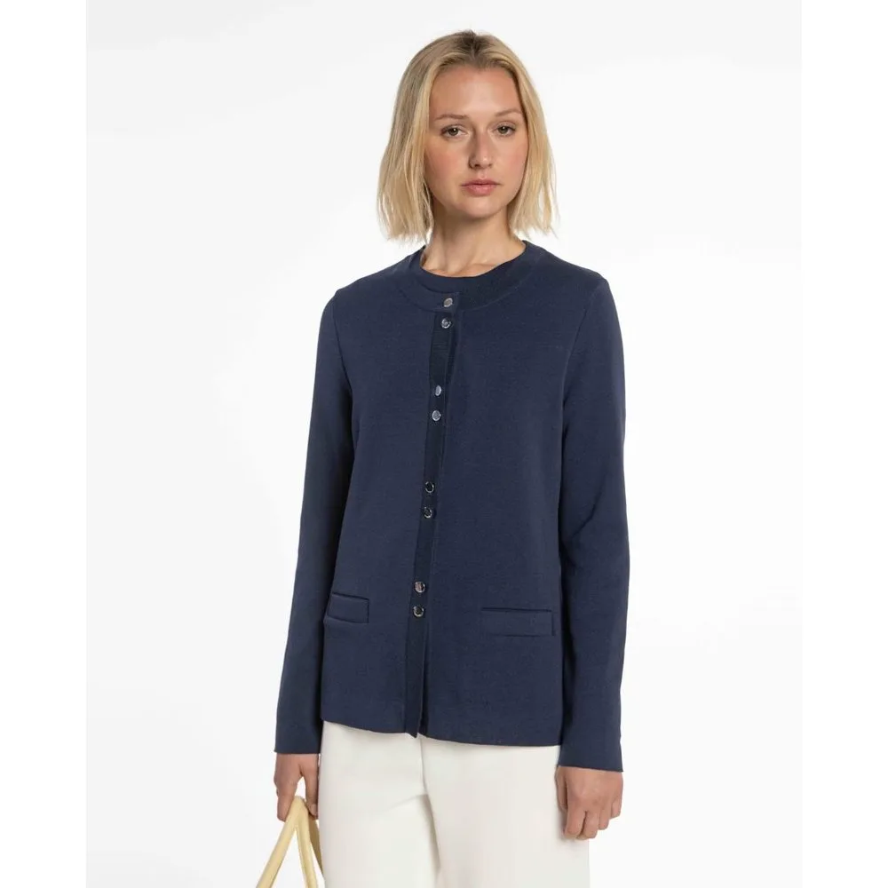 Chaqueta de mujer de punto con botones - Naulover - FashionsVida