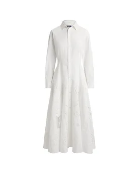 Ralph Lauren Robe midi blanc 32 - Ralph Lauren - FashionsVida