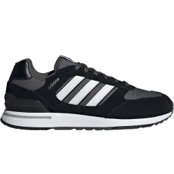 Run 80s zapatilla moda hombre Negro (42)