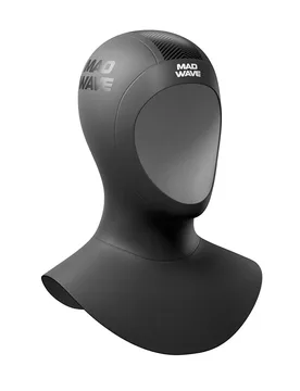 Opnwtr Neo Therm Gdskn Neoprene Hood Black 2XL unisex - Madwave - FashionsVida
