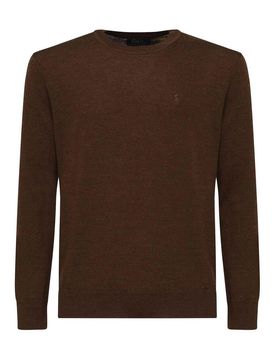 Maglione di lana con logo