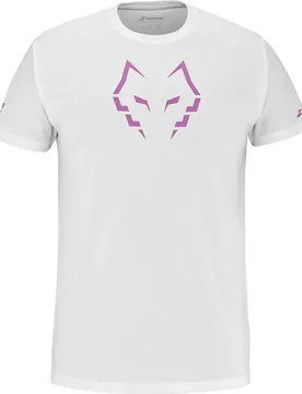 Cotton Juan Lebron Short Sleeve T-shirt White / White M - Babolat - FashionsVida