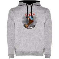 Sweat à Capuche Freestyle Rollers Bicolor Heather Grey / Black S