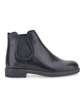 Chelsea boots neri in pelle liscia 79 41
