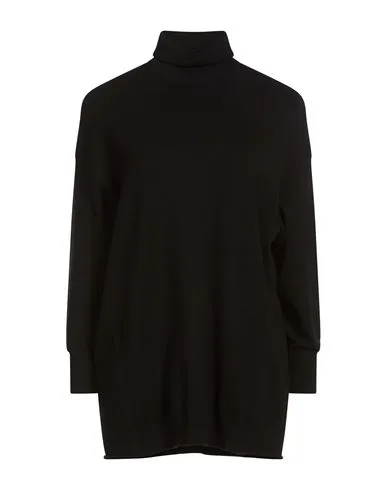 Rollkragenpullover Damen Schwarz S Damen - EMME by MARELLA - FashionsVida