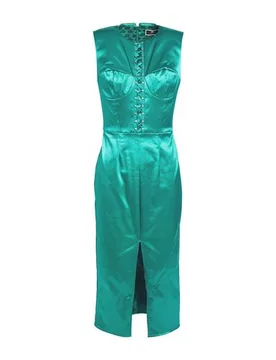 Midi-Kleid Damen Smaragdgrün 32,34,38 Damen - Elisabetta Franchi - FashionsVida
