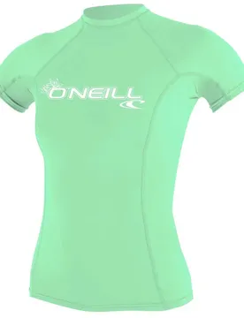 Rash Guard Manches Courtes Basic Skins Light Aqua M