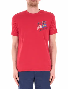 T-shirt in cotone ROSSO XXL - Napapijri - FashionsVida