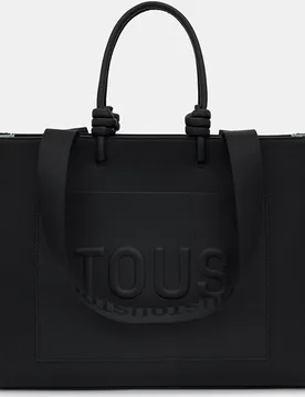 Bolso extra grande con cierre de cremallera y doble asa - Tous - FashionsVida