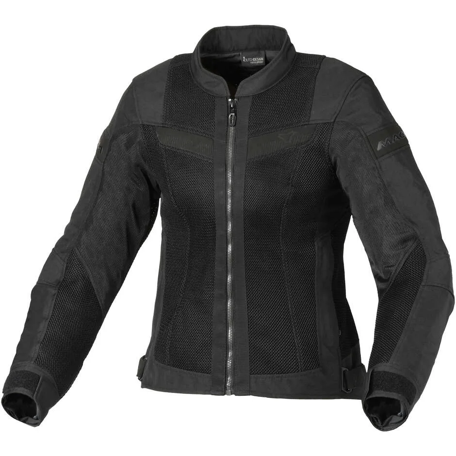 Giacca Moto Donna Velotura Nero taglia S - Macna - FashionsVida