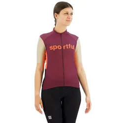 Maglia A Maniche Corte Supergiara Logo Bordeaux / Abbey Stone