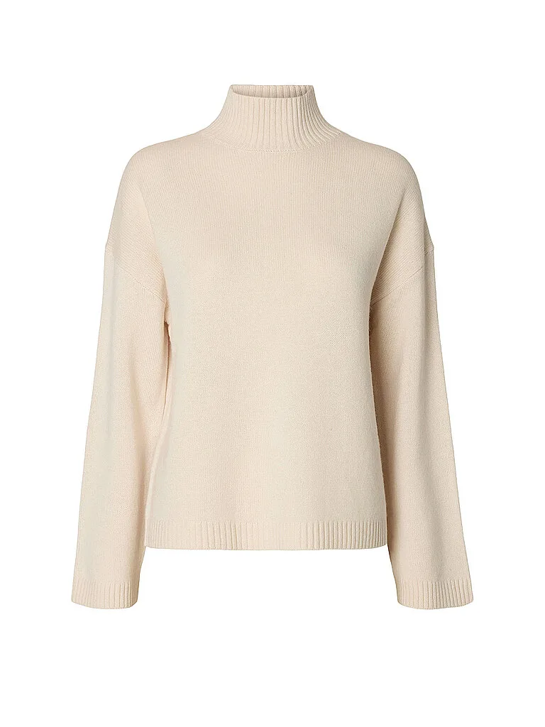 Pull à col roulé SLWCILLE blanc L - Selected Femme - FashionsVida