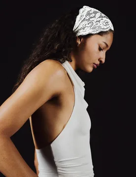 Bandes En Dentelle Pour Cheveux Écru - Bershka - FashionsVida