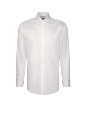 Camisa Regular Fit blanco 42 - Seidensticker - FashionsVida